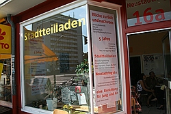 Schaufensterdeko zum 5-jährigen